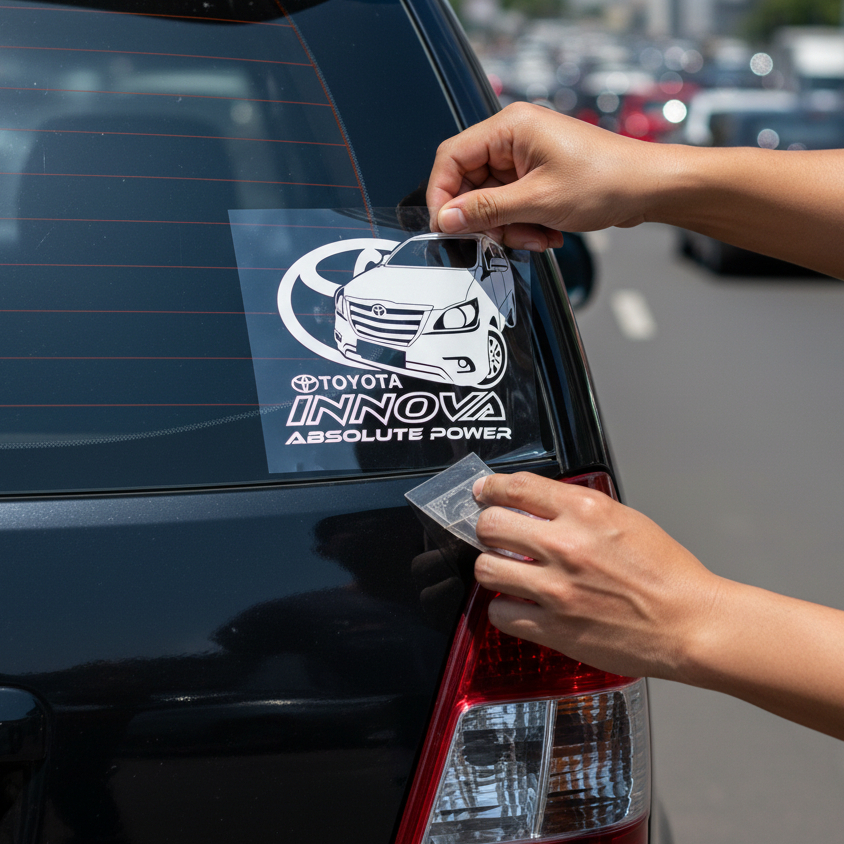 Jual Stiker Variasi Kaca Mobil INNOVA Barong Model Terbaru | Shopee ...