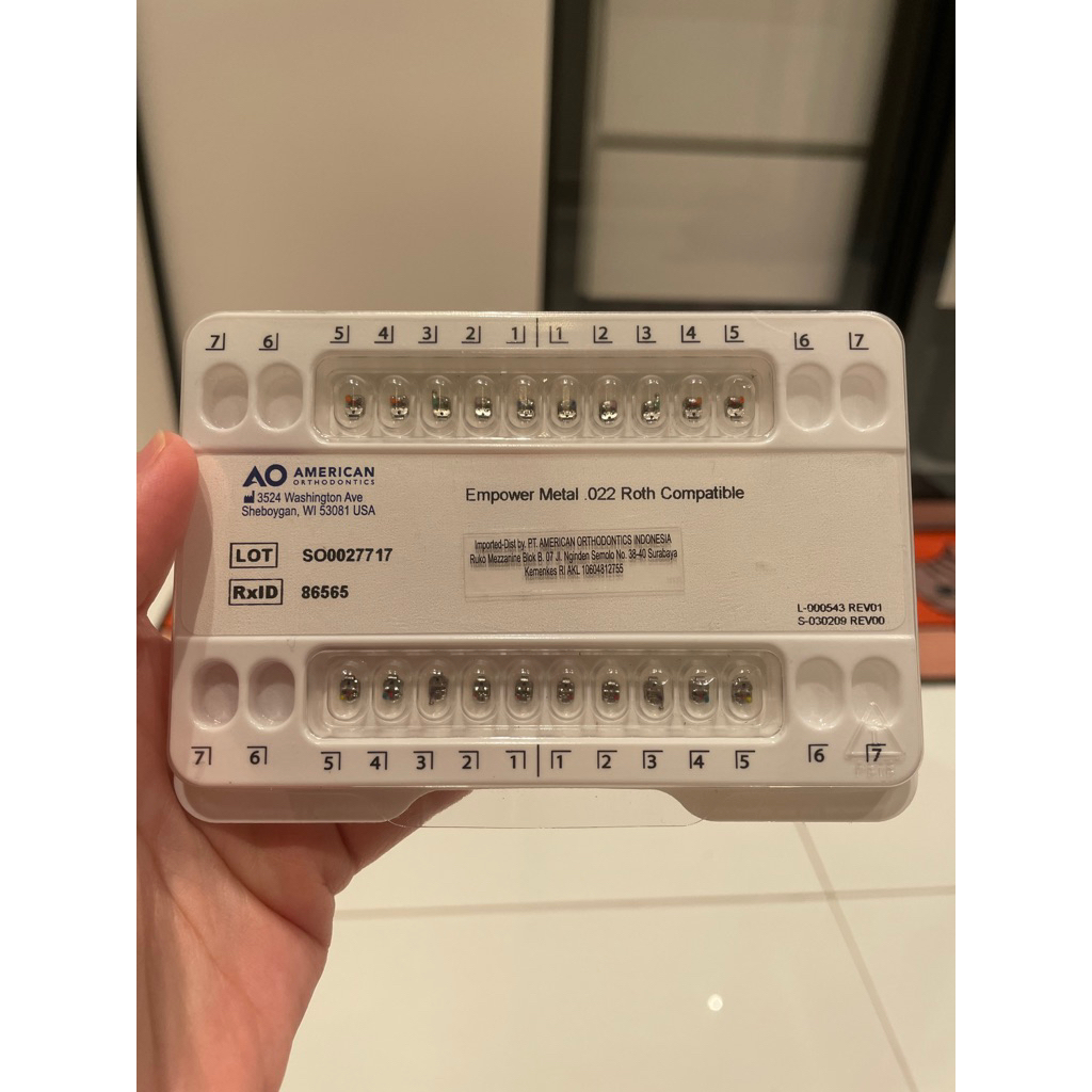 Jual bracket ortho self ligating empower american orthodontic AO ...