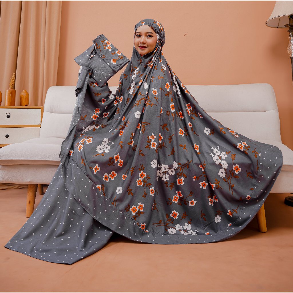 Mukena Bali Dewasa Amanda Ukuran Jumbo Rayon Rempel Motif Terbaru Adem Nyaman Mewah
