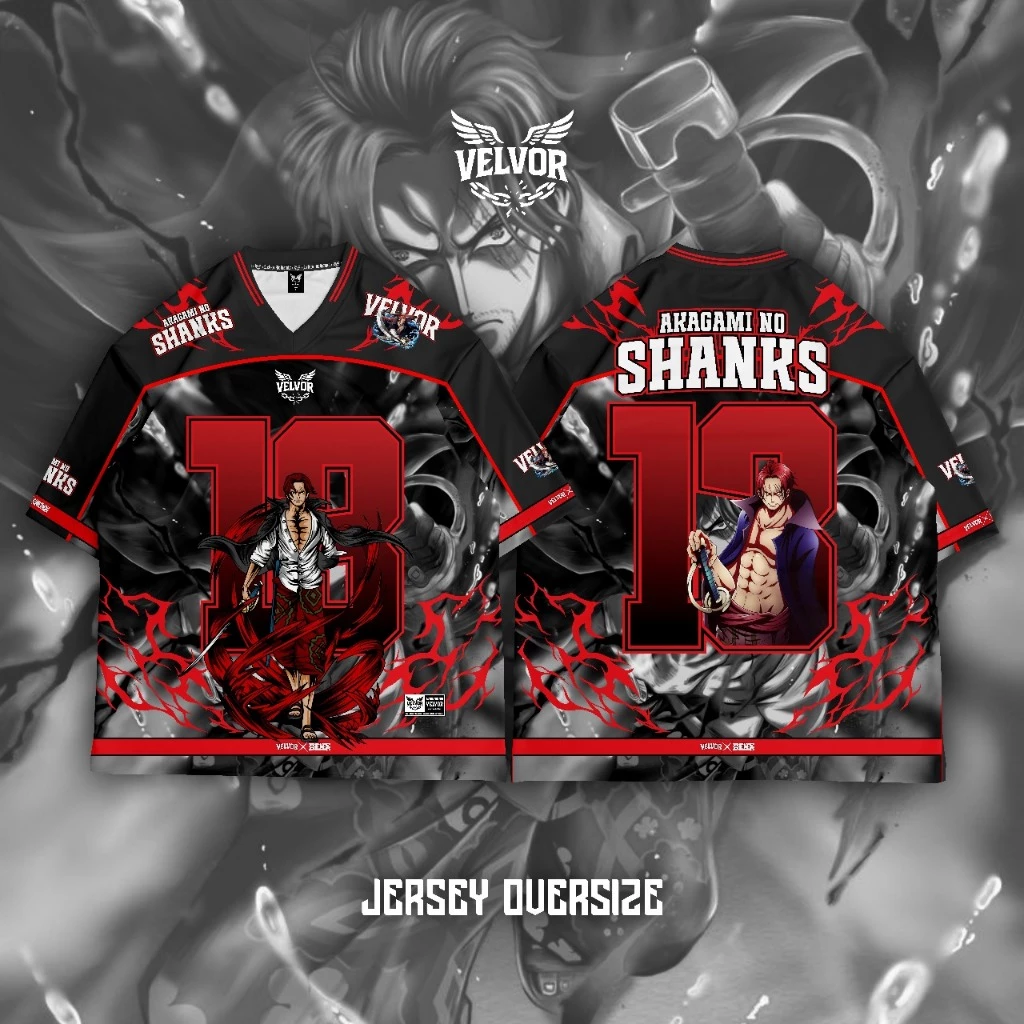 Gambar Produk VELVOR Jersey Anime Oversize