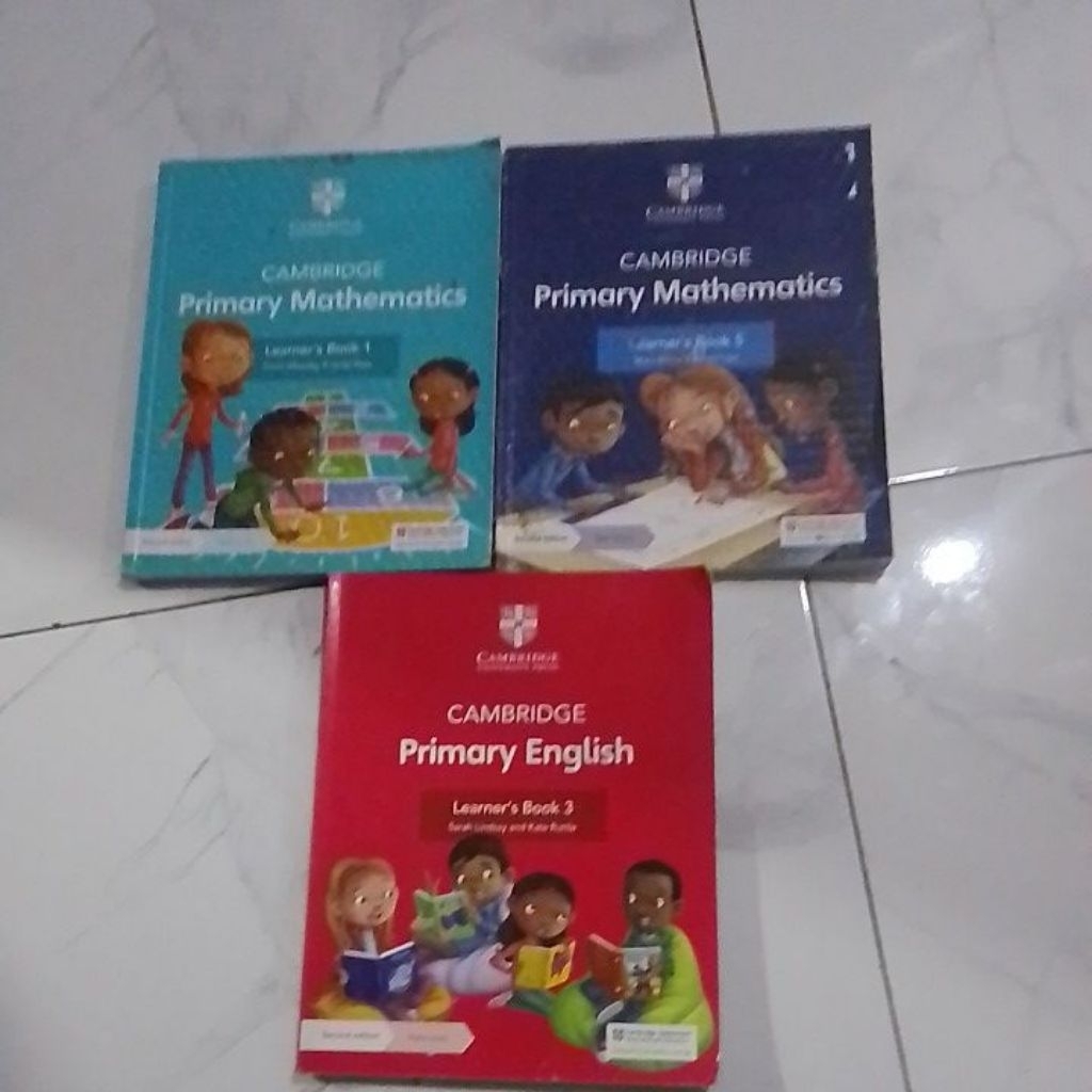 Jual CAMBRIDGE PRIMARY MATHEMATICS 1,5 DAN PRIMARY ENGLISH 3 | Shopee ...