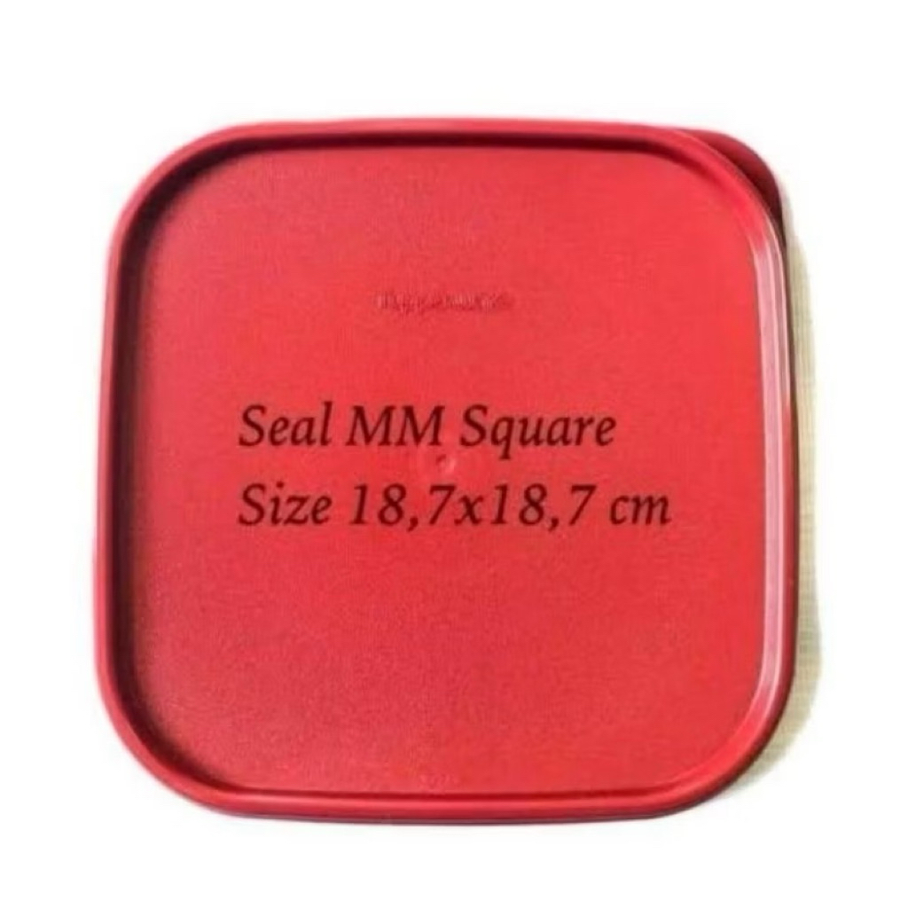 Jual Tutup NEW seal MM square 4lt Tupperware free base second | Shopee ...