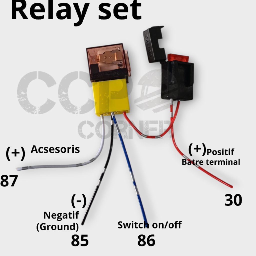 Jual PAKET RELAY KLAKSON LAMPU SIKRING,relay klakson ,relay motor ...
