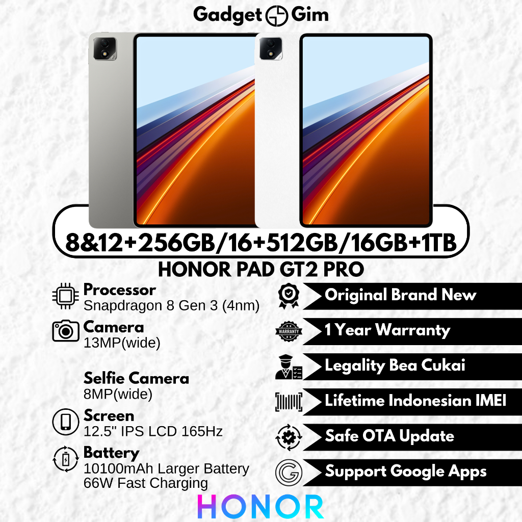 Jual Honor Pad GT2 Pro Honor Pad GT Pro Tablet Inch 16GB