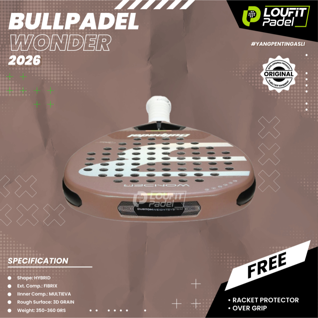 Jual Racket Padel BULLPADEL WONDER (2026) by Claudia Fernández | Raket ...