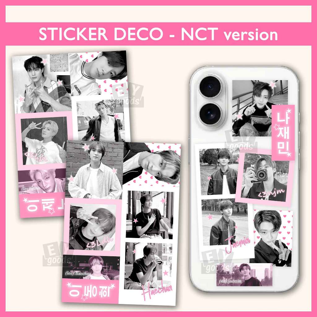 Jual NCT DREAM, NCT WISH, NCT 127 STICKER DECO CASE HP Aesthetic Stiker ...