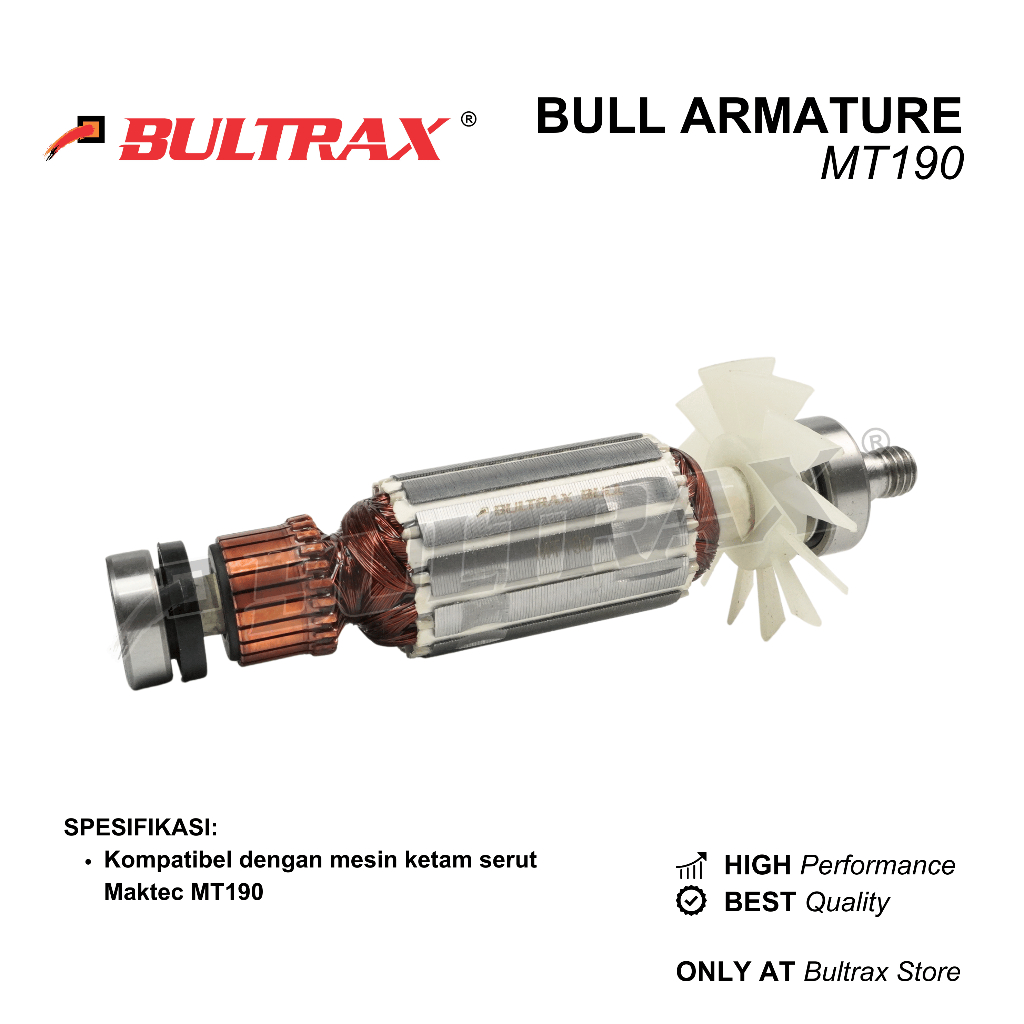 Jual BULL Armature MT190 / MT191 / M1901B untuk Mesin Pasah Makita ...