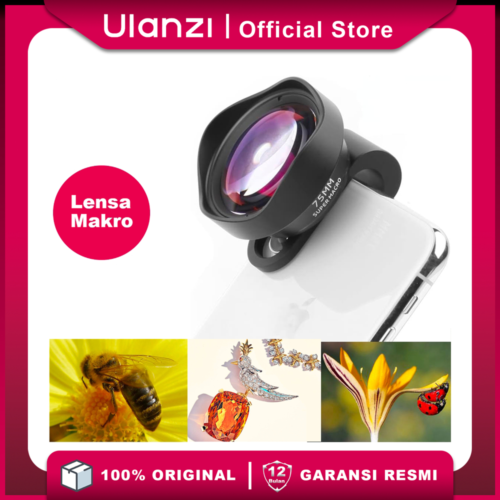 Jual ULANZI 75mm 10x Macro Lens - LENSA MAKRO [40~75mm] | Shopee Indonesia