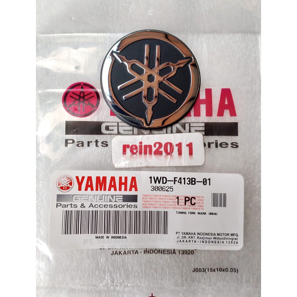 Jual LOGO EMBLEM YAMAHA TANGKI R25 R 25 ASLI ORI YAMAHA 1WD F413B 01 ...