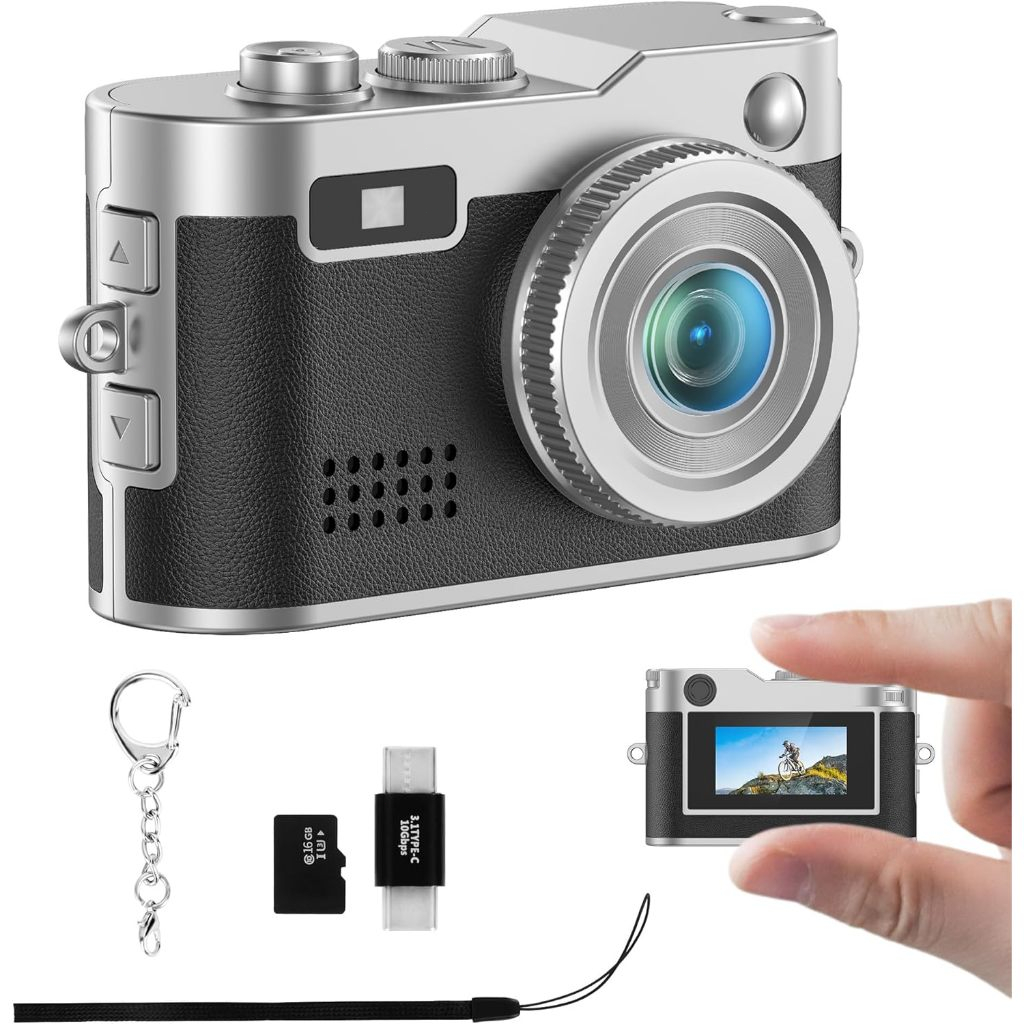Jual Kamera Mini 1080P Retro Gantungan Kunci Kamera Digital dengan ...
