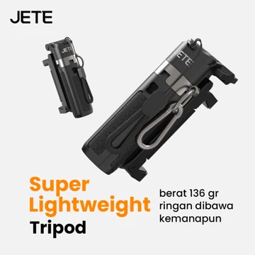 Tripod Bluetooth JETE H19 Portable Mini Tongsis Selfie Stick 360 Rotation With Postel Wireless