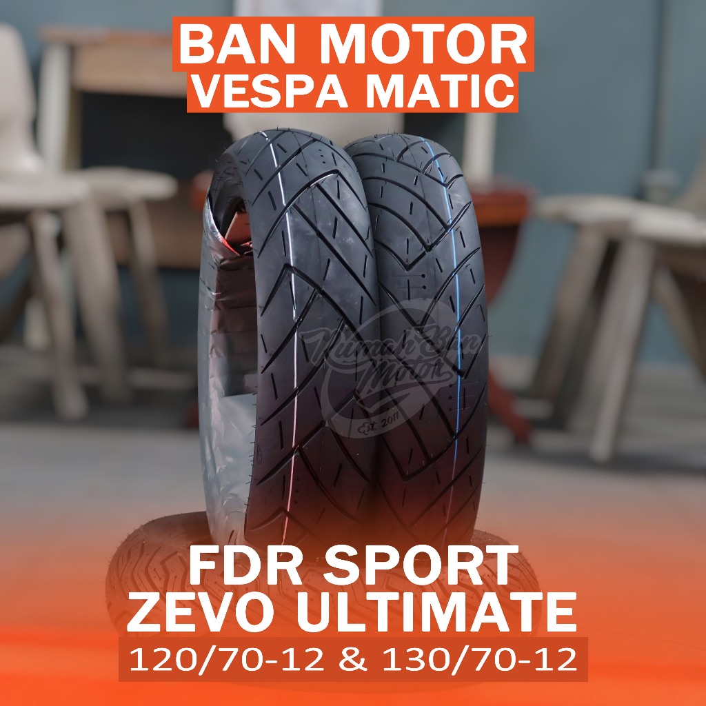 Jual FDR SPORT ZEVO ULTIMATE 120/70-12 130/70-12 COCOK UNTUK VESPA ...