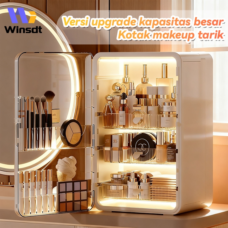 Jual Rak Kosmetik tertutup Serbaguna Perlindungan debu Accessories ...