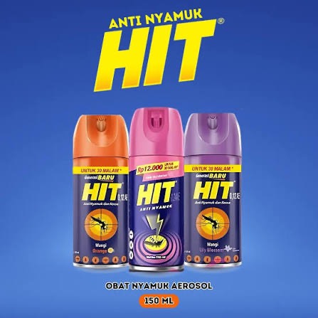 Jual HIT SEMPROT 150 ML LILY PINK BLOSSOM ORANGE ANTI NYAMUK | Shopee ...