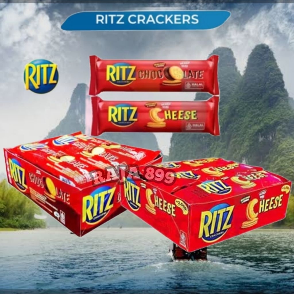 Jual RITZ BISKUIT CREKERS CHEESE | RITZ CREKERS CHOCOLATE ISI 12 PCS X ...