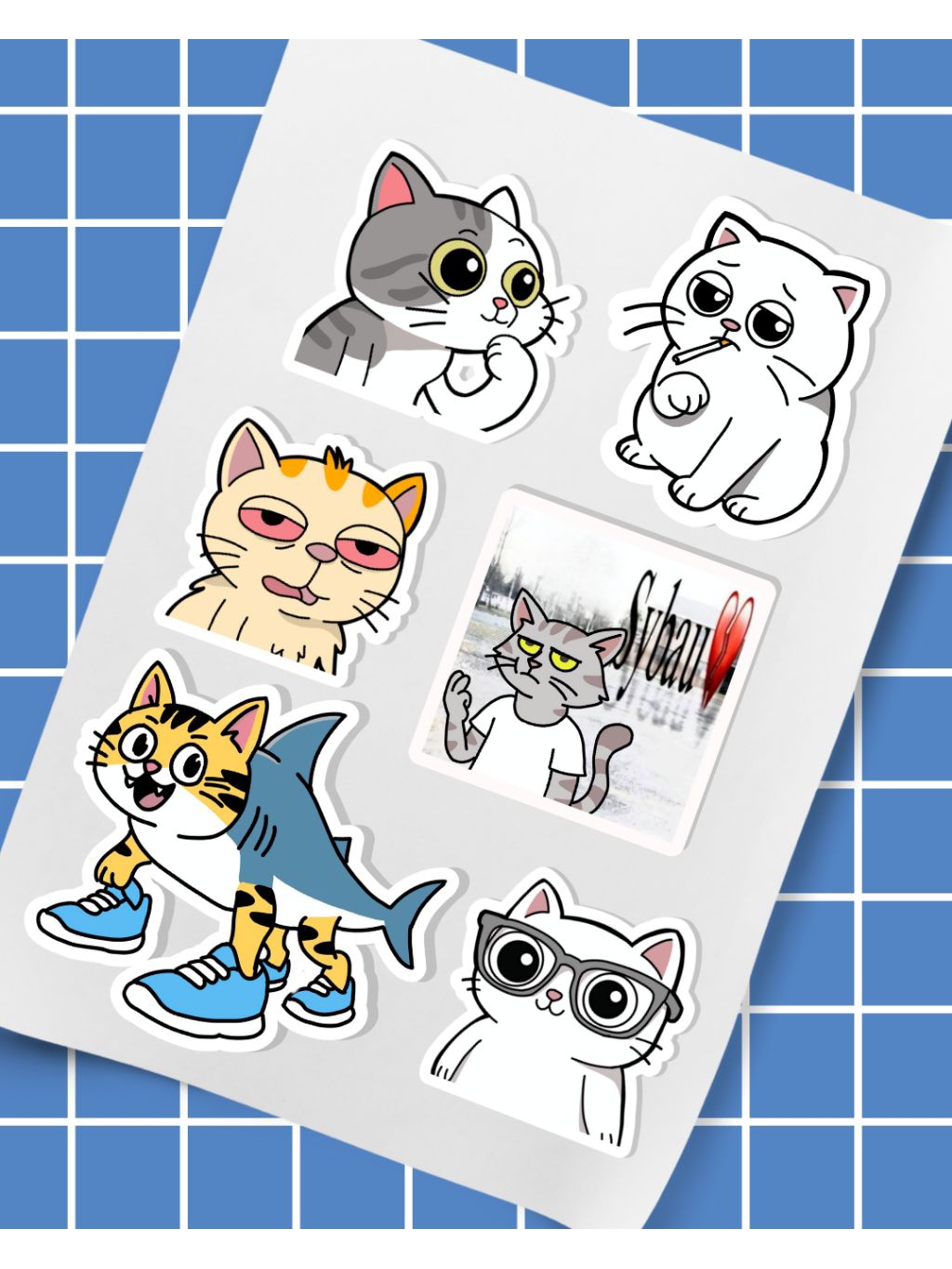 Jual Stiker Meme Kucing Shopee Indonesia