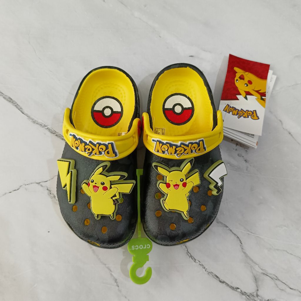 Jual Pokemon Pikachu Glow Classic Clog Kids And Junior | Shopee Indonesia