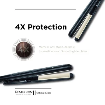 Remington Catokan Pelurus Rambut Ceramic Straight 230 S3500 Hitam