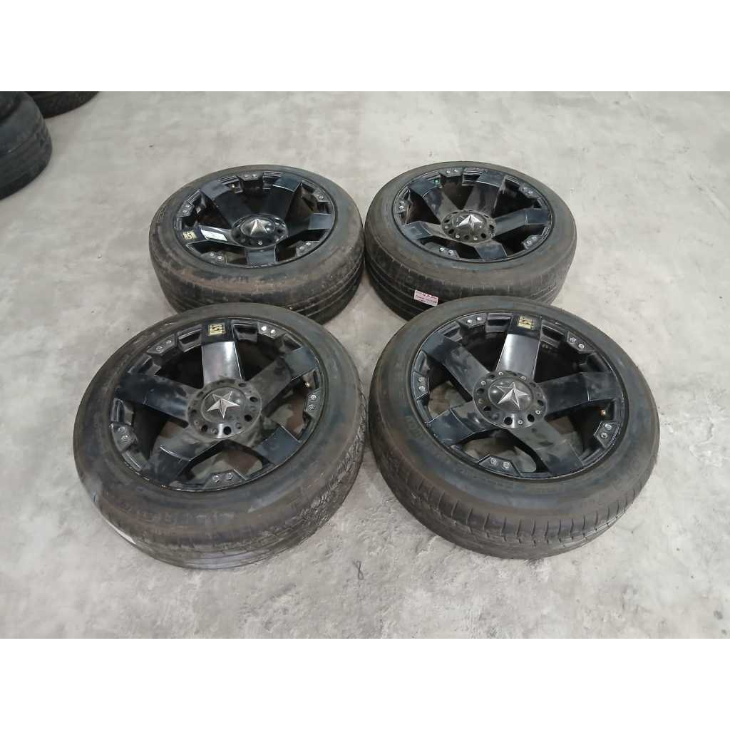 Jual velg bekas racing rasta r18 pcd 5x100/114 plus ban 2pcs masuk ke ...