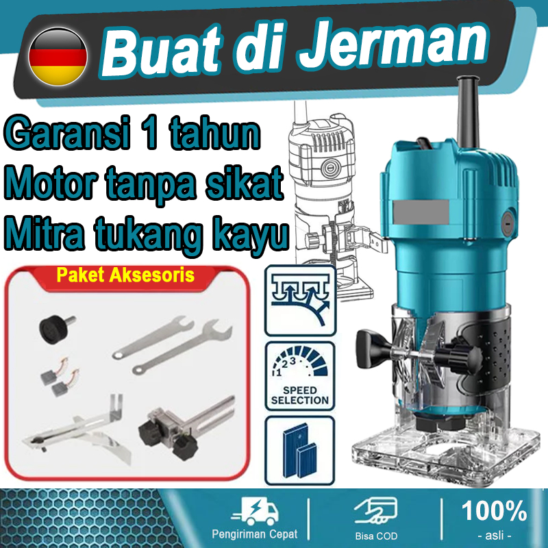 Jual 550W Wood Trimmer Mesin 220V Router Profil Kayu Router Kayu Mikayo ...