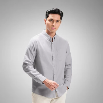 CUTOFF Clark Kemeja Pria Oxford Panjang