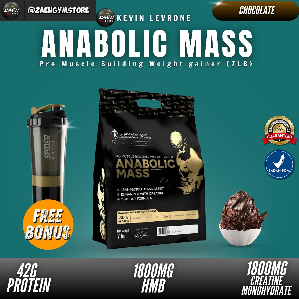 Jual Kevin Levrone Anabolic Mass Gainer 7kg BPOM | Shopee Indonesia