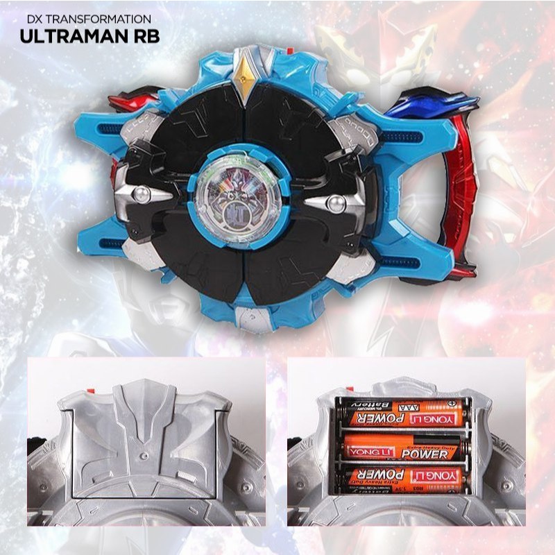 Jual Koleksi Mainan DX Ultraman RB Rosso Blue Changer Bandai Rosso Blue ...