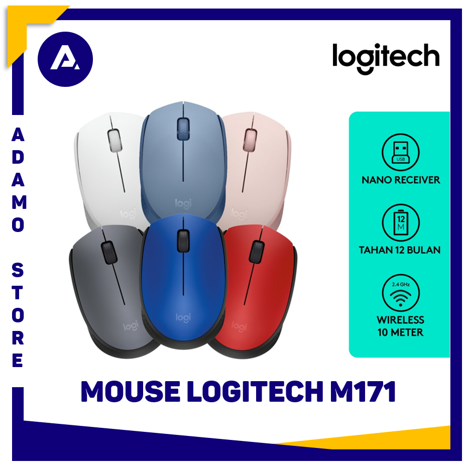 Jual Mouse Logitech Wireless Logitech M171 M 171 Windows, Mac, ChromeOS ...