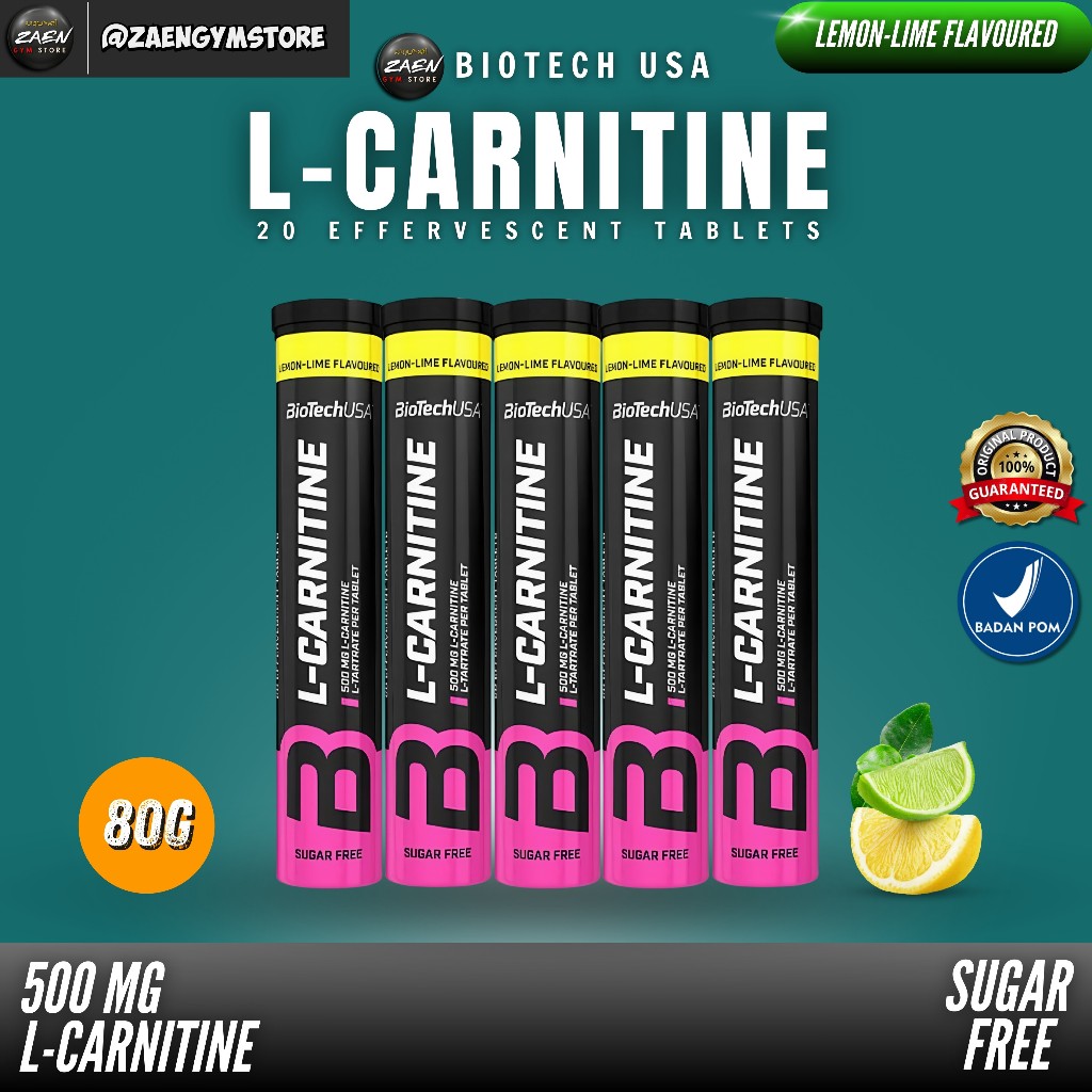 biotech usa l carnitine effervescent BIOTECHUSA L CARNITINE 500 MG 20 EFFERVESCENT TABS