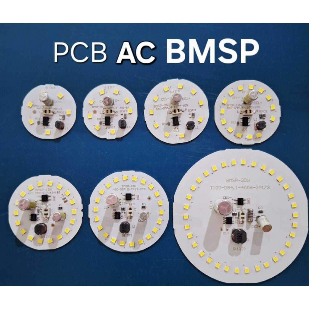 Jual PCB LED AC BMSP 5 7 9 12 15 18 30 WATT | Shopee Indonesia