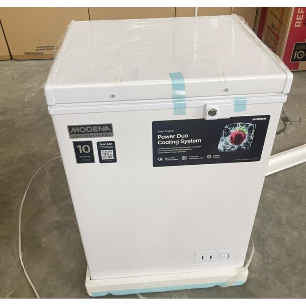 Jual MODENA CHEST FREEZER 100 LITER MD-0111 | Shopee Indonesia