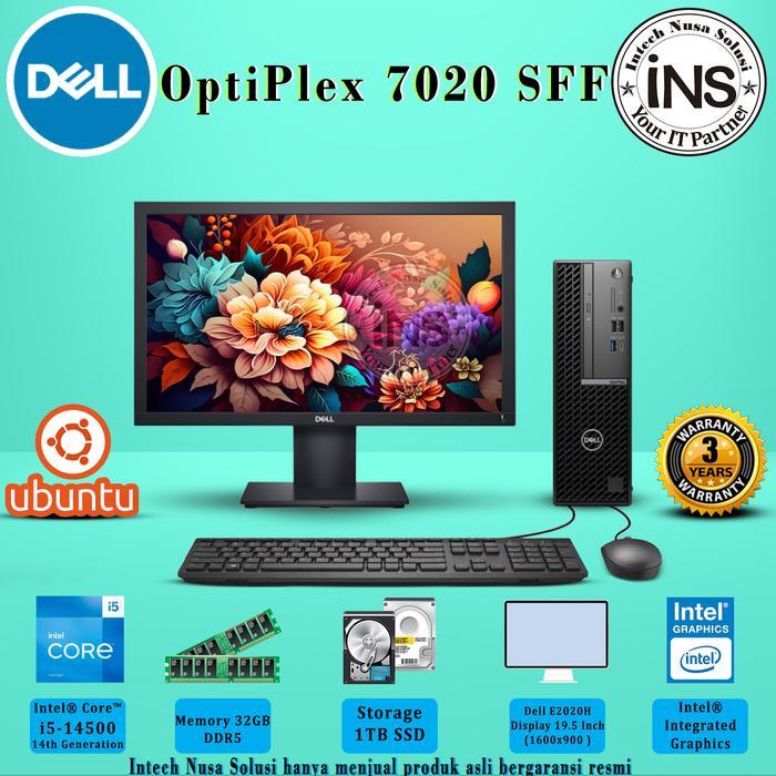 PC Dell Optiplex 7020 SFF Reconditionné - Intel I5-4430, 8Go RAM, SSD 250Go, WiFi, Windows 11