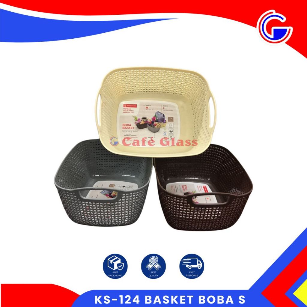 Keranjang Boba Serbaguna I Basker Organizer I Keranjang Aesthetic I Keranjang Hantaran I Ks-124