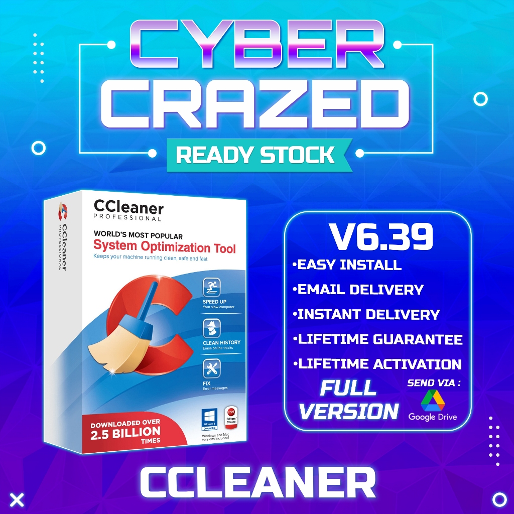 Jual CCleaner Pro 6.39.11548 Full Version (Versi Terbaru) | Shopee ...