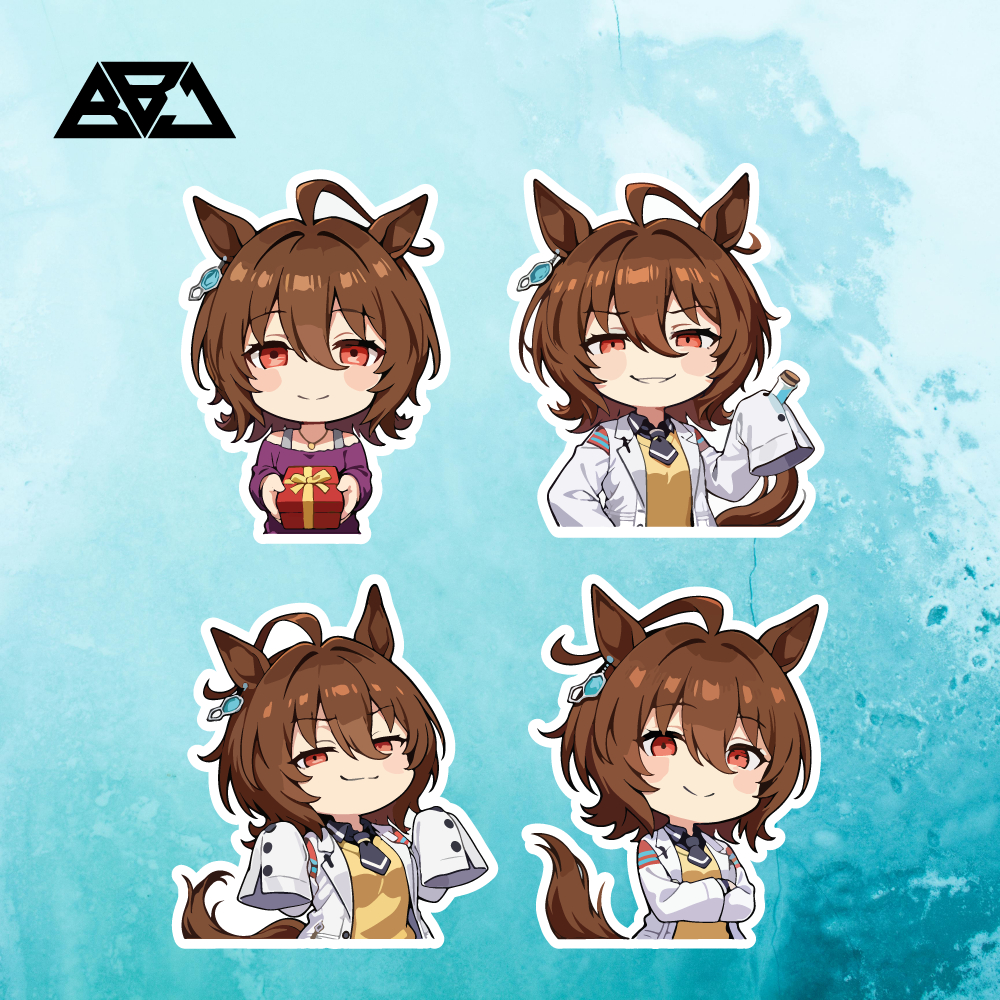 Jual STICKER STIKER CUTTING PREMIUM JDM JEPANG ANIME UMA MUSUME - AGNES ...