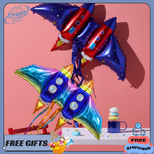 Jual Balon Foil Jumbo Sayap Roket /Balon Foil Rocket Wings/Balon Roket ...
