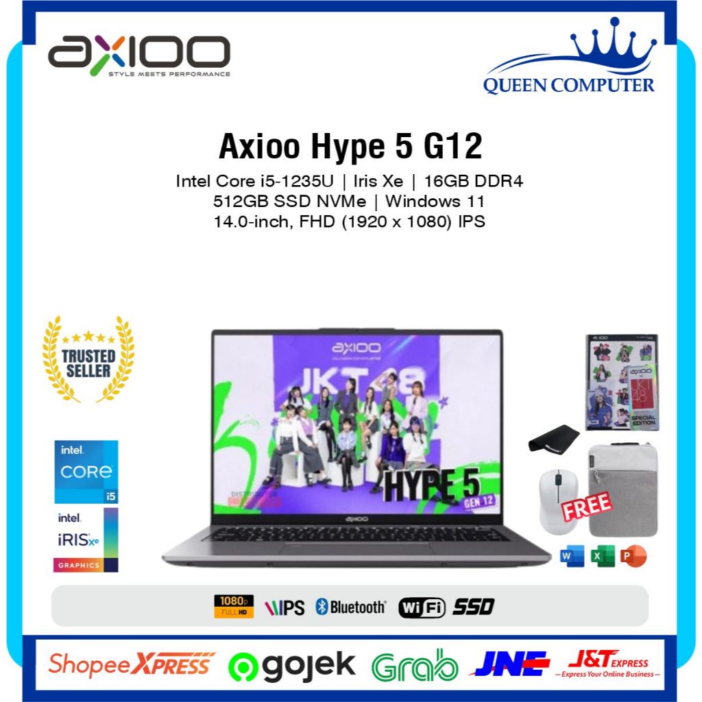 Jual Laptop AXIOO Mybook HYPE 5 G12 Core i5 1235U 16GB 512GB 14'' Inci ...