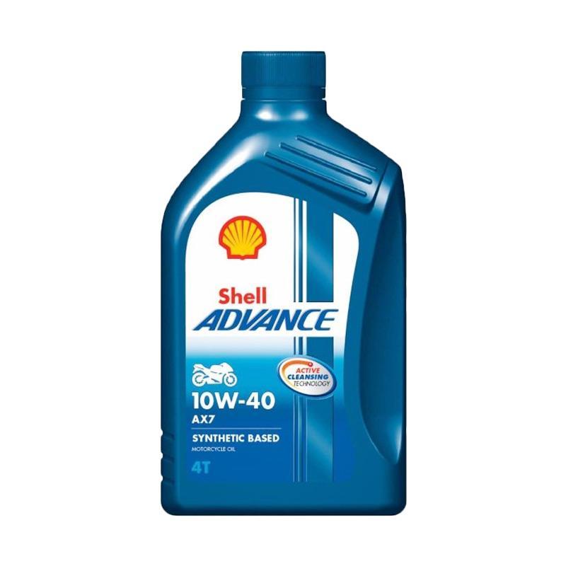Jual Shell Advance AX7 10W40 0,8L 800ML Original - Oli Motor Shell ...