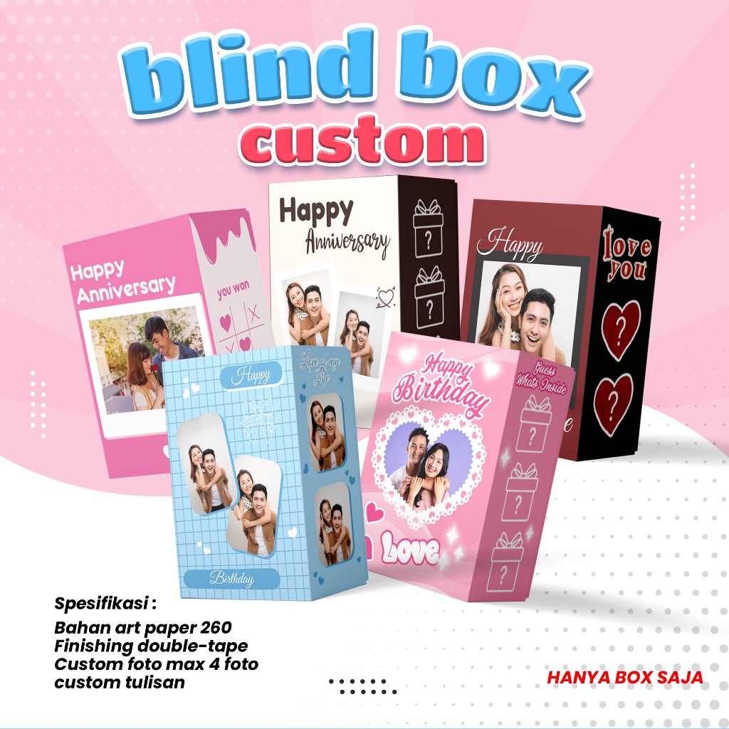 Jual Blind Box Couple Custom Foto & Judul – Hadiah Estetik untuk ...