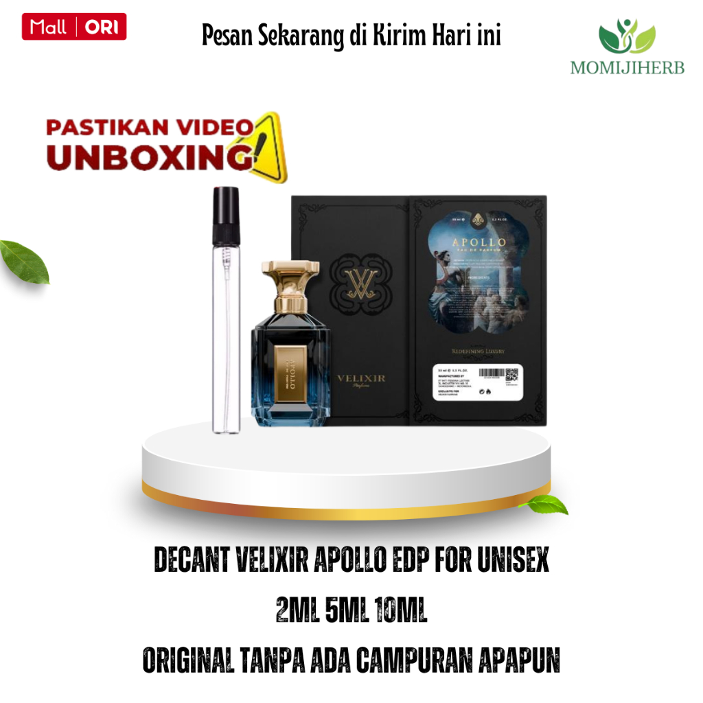 Jual Decant Parfum Velixir Apollo EDP 100% Original 2ml 5ml 10ml ...