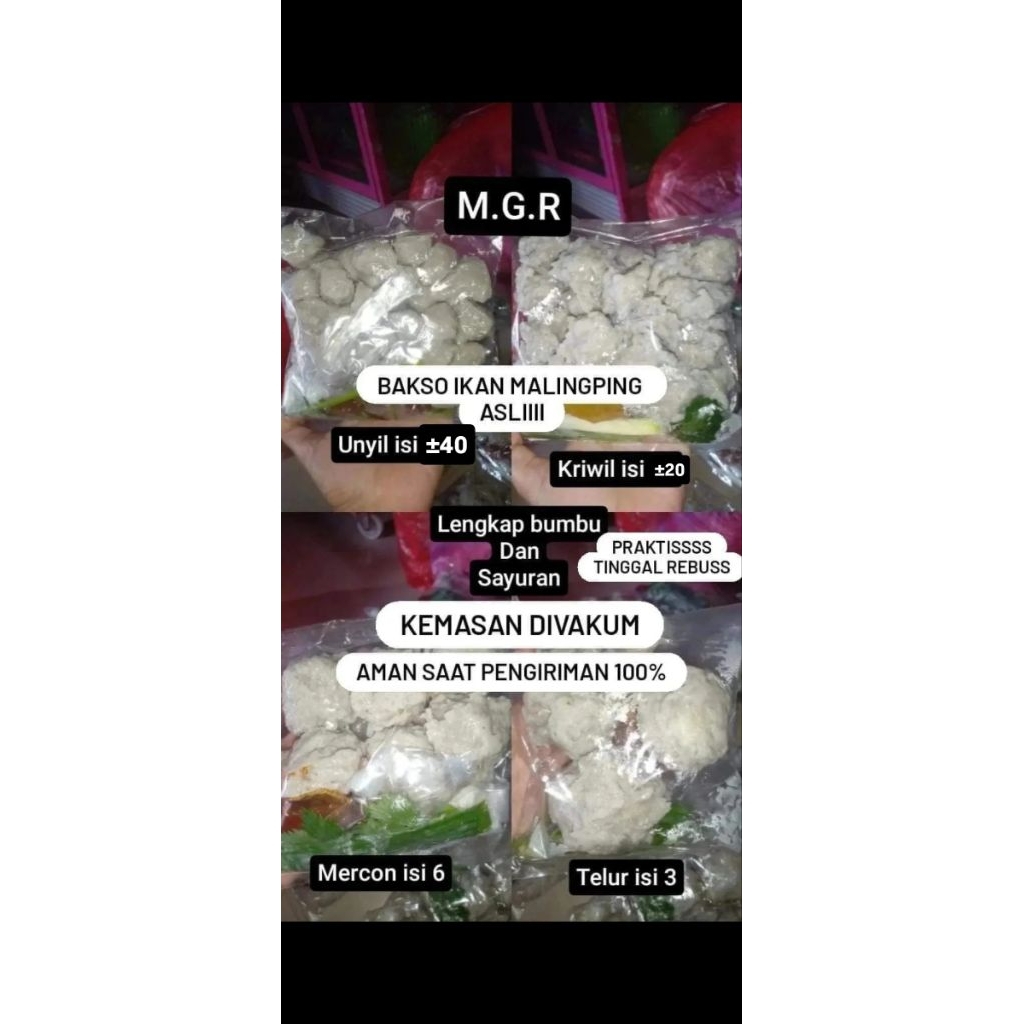 Jual BASO IKAN RUMPUT LAUT MALINGPING ( FREE RUMPUT LAUT SELAGI STOK ...