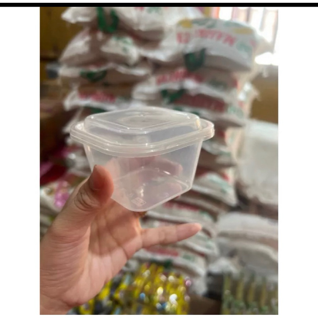Jual thinwall DM container 150MLSQ/segi empat | Shopee Indonesia