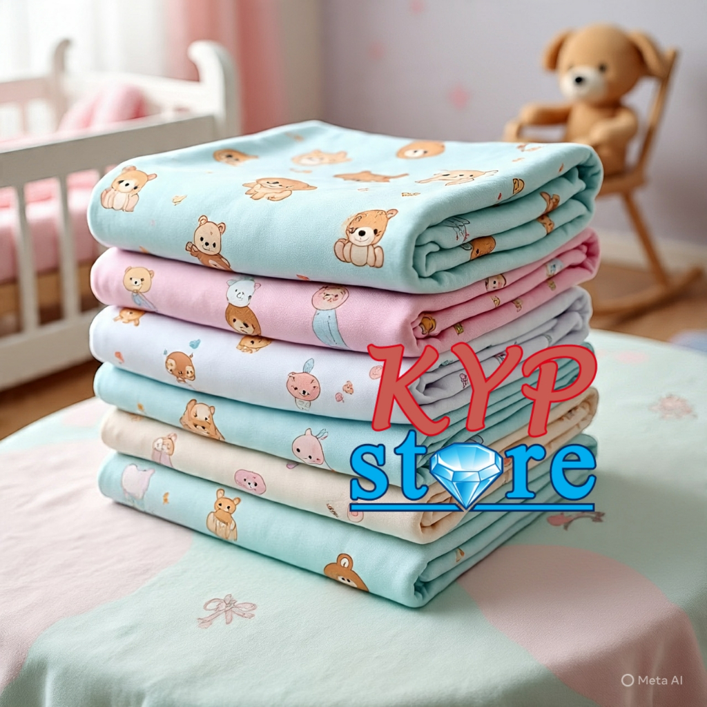 Jual 1 LUSIN bedong murah / pernel bayi / kain bedong size besar ...