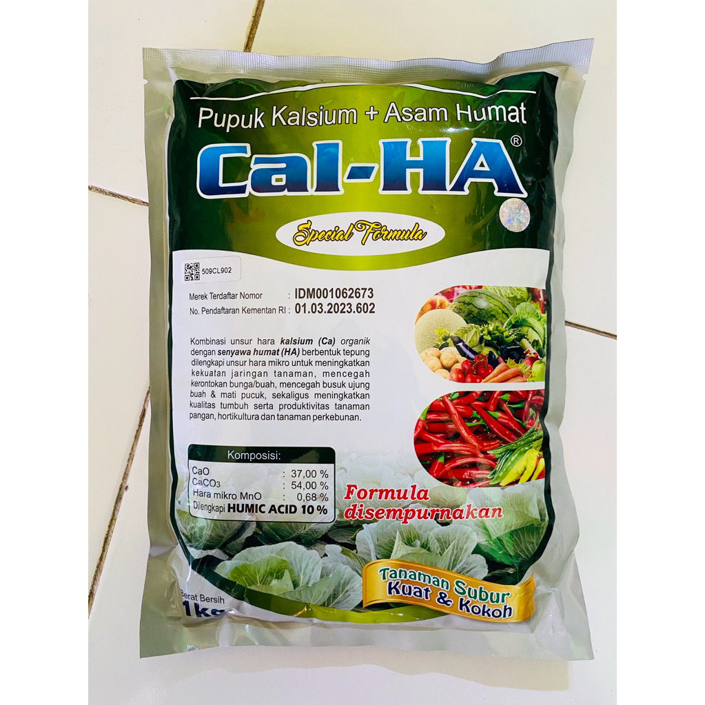 Jual CAL HA PUPUK KALSIUM ORGANIK PLUS ASAM HUMAT CALCIUM HUMIC ACID ...