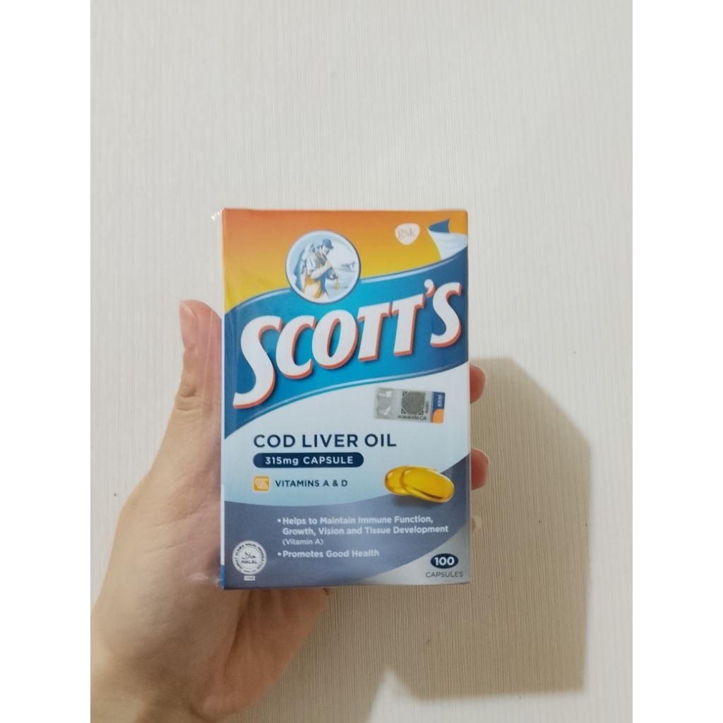 Jual SCOTTS COD LIVER OIL 100CAP | Shopee Indonesia