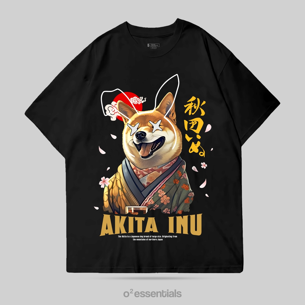 Jual O2 Essentials Kaos Oversize Hitam Premium Pria dan Wanita - Akita ...