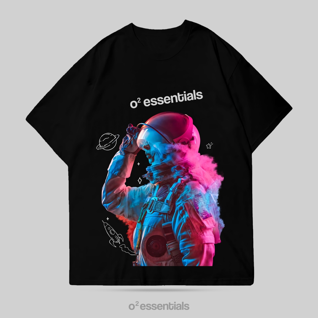 Jual O2 Essentials Kaos Oversize Premium Pria dan Wanita - Astro Nebula ...