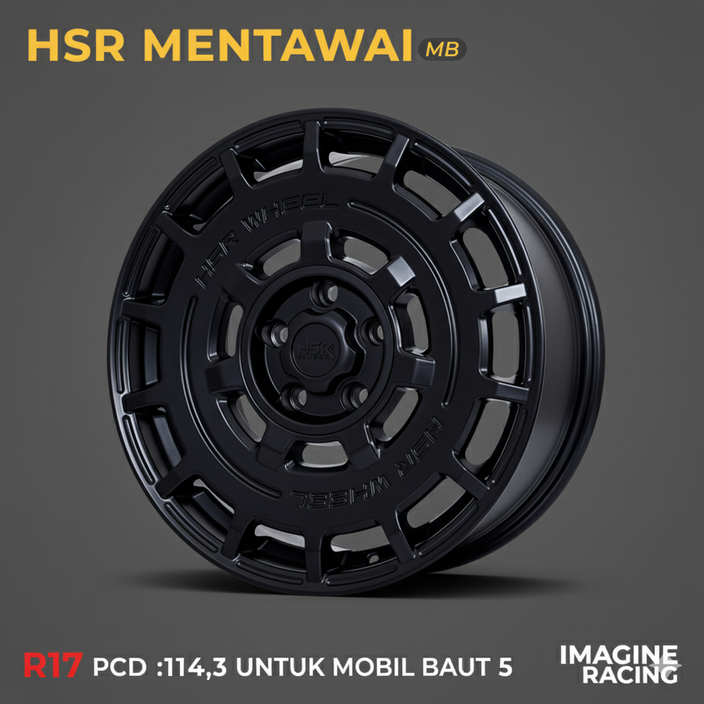 Jual VELG R17 RALLY LOOK HSR MENTAWAI COCOK UNTUK INOVA RUSH TERIOS CR ...