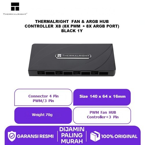 Jual Thermalright Fan & Argb Hub Controller X8 (8X Pwm + 8X Argb Port ...