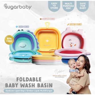 Jual Sugarbaby Foldable Baby Wash Basin / Baskom Lipat Bayi / Ember ...